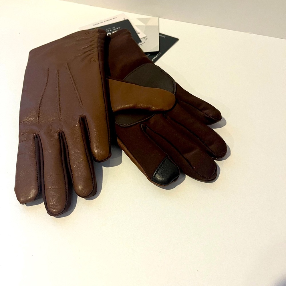 NEW ECHO gloves in brown size small